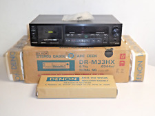 Denon DR-M33HX Tape Deck in OVP mit Wood Panels, serviced, 2 Jahre Garantie