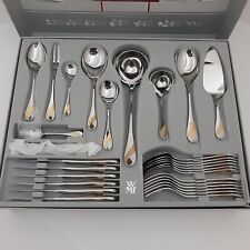 WMF Charme Cromargan Gold  Tafelbesteck 6 Personen mit Vorleger 40 tlg Neu 1A