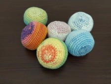 3er Set gehäkelte Hacky