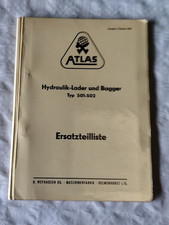 Atlas Hydraulik Lader Bagger 501 502 Ersatzteilliste Spareparts K70