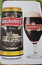 Blechschild KRUSOVICE BIER