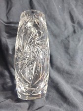 Antike Bleikristall Vase von