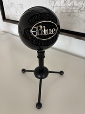 Blue Snowball Mikrofon mit Pop Filter Schwarz
