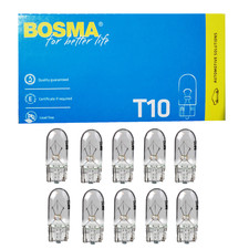 20x 12V 3W Bosma W2,1x9,5d W3W T10 Glühlampe Glassockellampe Glühbirne  B363w