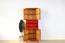 Chinesischer Hochzeitsschrank  Massivholz rot #M-HOC-A11R