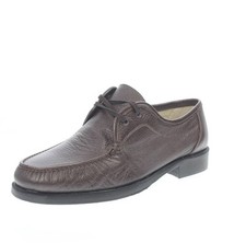 Kebu braune Hirschleder Halbschuhe - Größe 46 [30,1 cm] Herrenschuhe