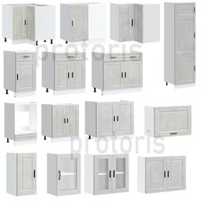 Küchenschrank Hängeschrank Unterschrank Küchenzeile Küchenschränke Betongrau