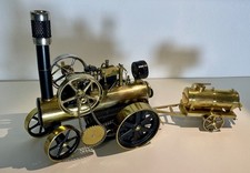 Wilesco D430Lokomobile mit Anhänger 90er Jahre,funktionsfähig,bespielt,komplett