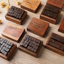 Alphabet stempel set holz - alphabet-stempel,