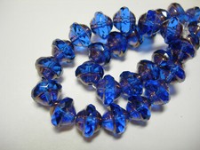 15 7mm Czech Glass Dark