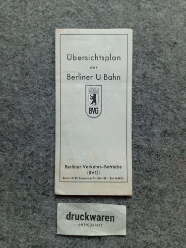 Bvg übersichtsplan der - Übersichtsplan,