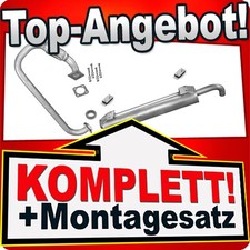 Auspuff für VW T3 TRANSPORTER III 1.7 D 57PS Motor: KY 1987-1990 Auspuffanlage