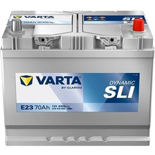 VARTA Dynamic SLI E23 Starterbatterie 12V 70Ah 630A/EN B01 für Auto LKW Batterie