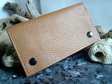 Tabakbeutel Tabaktasche Drehertasche Leder Design Muster Serie Farbton Braun