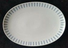 Thomas Servierplatte  Rosenthal Continental China blau Baumann
