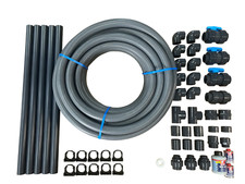 PVC-Verrohrungsset PVC Fittings für Pool Poolbau PVC für Pool mit Flexschlauch