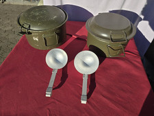 BW Bundeswehr Essgeschirr Kochgeschirr oliv 4-teilig Alu original Armee TL