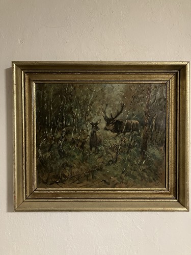 Altes acrylbild mit - altes,