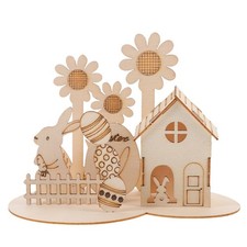 1 Set 3d Puzzle Kaninchen Haus