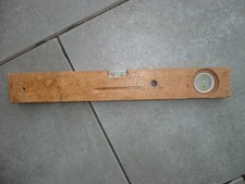 alte Wasserwaage aus Teakholz