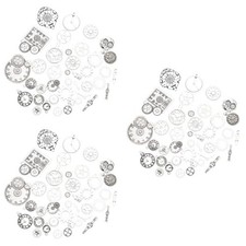  120 PCs Gears Charme Steampunk Gears Metal Gear Decor Watch Dial Charms DIY