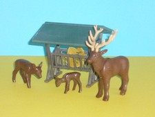 playmobil eine Futterraufe mit Rehen Wald Tierpark Wildnis Konvolut Sammlung kg