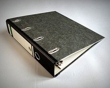 Leitz Bankordner Doppelordner Wolkenmarmor DIN A4 Ordner f. 2 x A5 Kontoauszüge