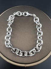925 Silber Armband massiv 20cm
