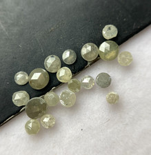 1 Karat Runde Form Rose Cut Natürlicher Diamant Los 14 Stk.