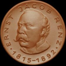 STAATSZIRKUS DER DDR: Porzellan-Medaille. "PFERD" - ZIRKUS - ERNST JACOB RENZ.