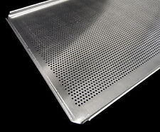 Alu-Lochblech 440x350x10mm Backbleche aus Aluminium 2x neu Miwe Gusto Eloma Unox