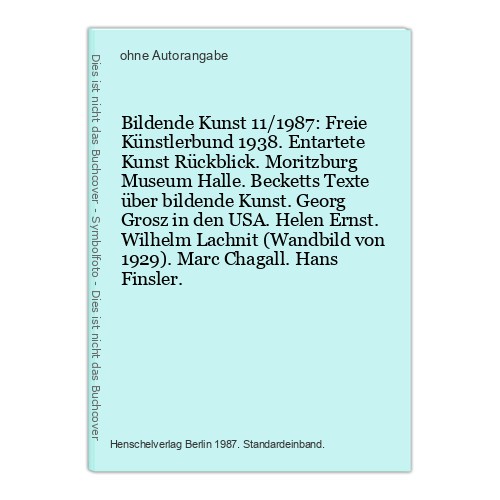 Bildende kunst 1987 freie - kunst,