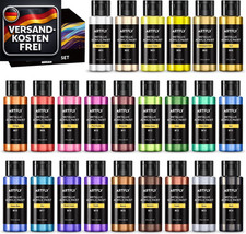 Metallische Acrylfarben Set
