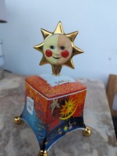 Rosina Wachtmeister Deckeldose mit Spieluhr Sonne u. Mond Rarität