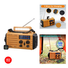 Solar Radio mit Kurbel Dynamo