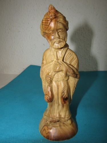 Handgeschnitzte krippenfigur - handgeschnitzte,