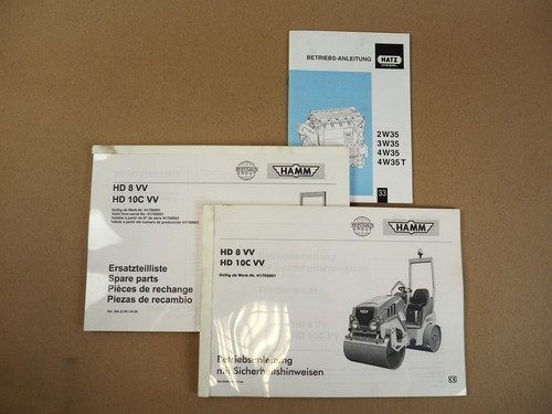 Hamm hd8vv hd10cvv walze - hamm,