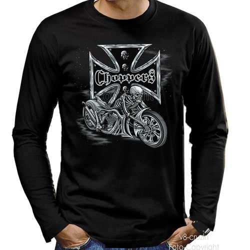 Shirt longsleeve biker - t-shirt,