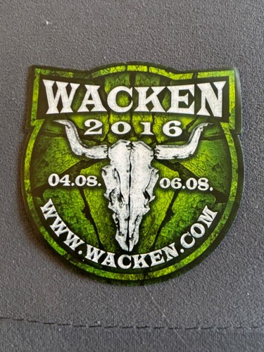 Wacken aufkleber 2016 - wacken,