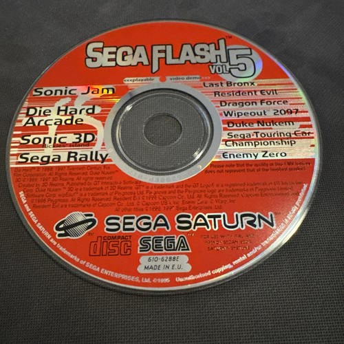 Sega flash vol demo disc - sega,