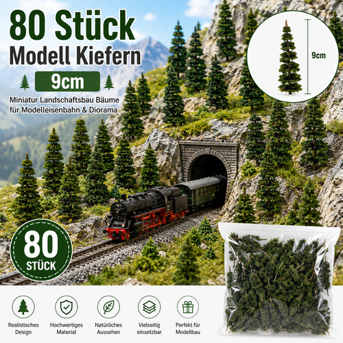 Stück 9cm modell kiefern - stück,