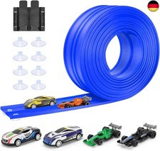Autorennbahn 5M Inklusive 4 Autos: KETIEE Flexible Rennstrecke Auto Rennbahn