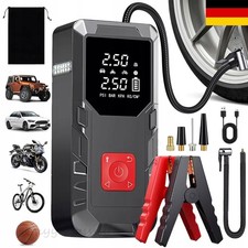 AUTOPUMPE 12V AUTO KFZ STARTHILFE JUMP STARTER LADEGERÄT BOOSTER POWERBANK PKW