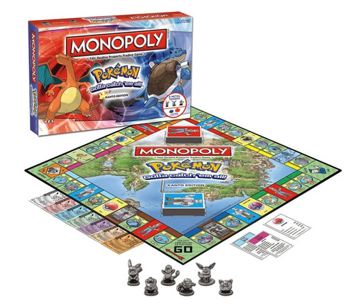 Pokemon pikachu monopoly - pokemon,