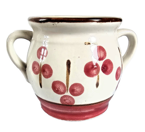 Vintage keramiktopf henkeltopf - vintage,