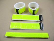 Leuchtgamaschen Leuchtbandagen Reflektoren und Leuchtstirnband