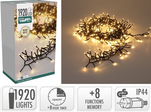 Led cluster lichterkette 1920 - led,