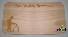 HB 96 Opa Rollator Brett Name Holzbrett Holzbrettchen Lasergravur Brettchen