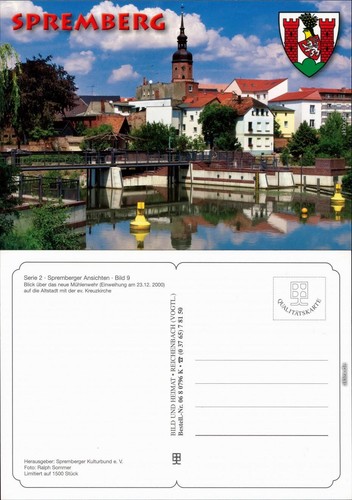 Ansichtskarte spremberg grodk - ansichtskarte,