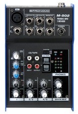 B-WARE 5-Kanal Studio Mischpult Mixer Home Recording Phantomspeisung Status LED